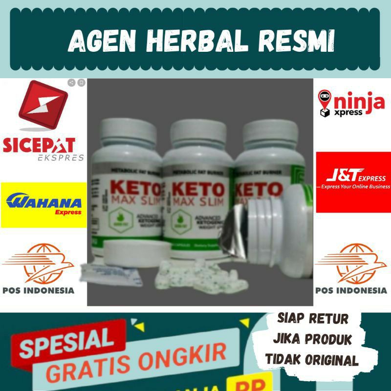[PELANGSING] KETO MAX SLIM ASLI OBAT DIET OBAT PELANGSING BADAN OBAT PELANGSING