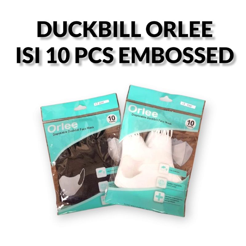 MASKER DUCKBILL ORLEE MURAH ECER HITAM /PUTIH