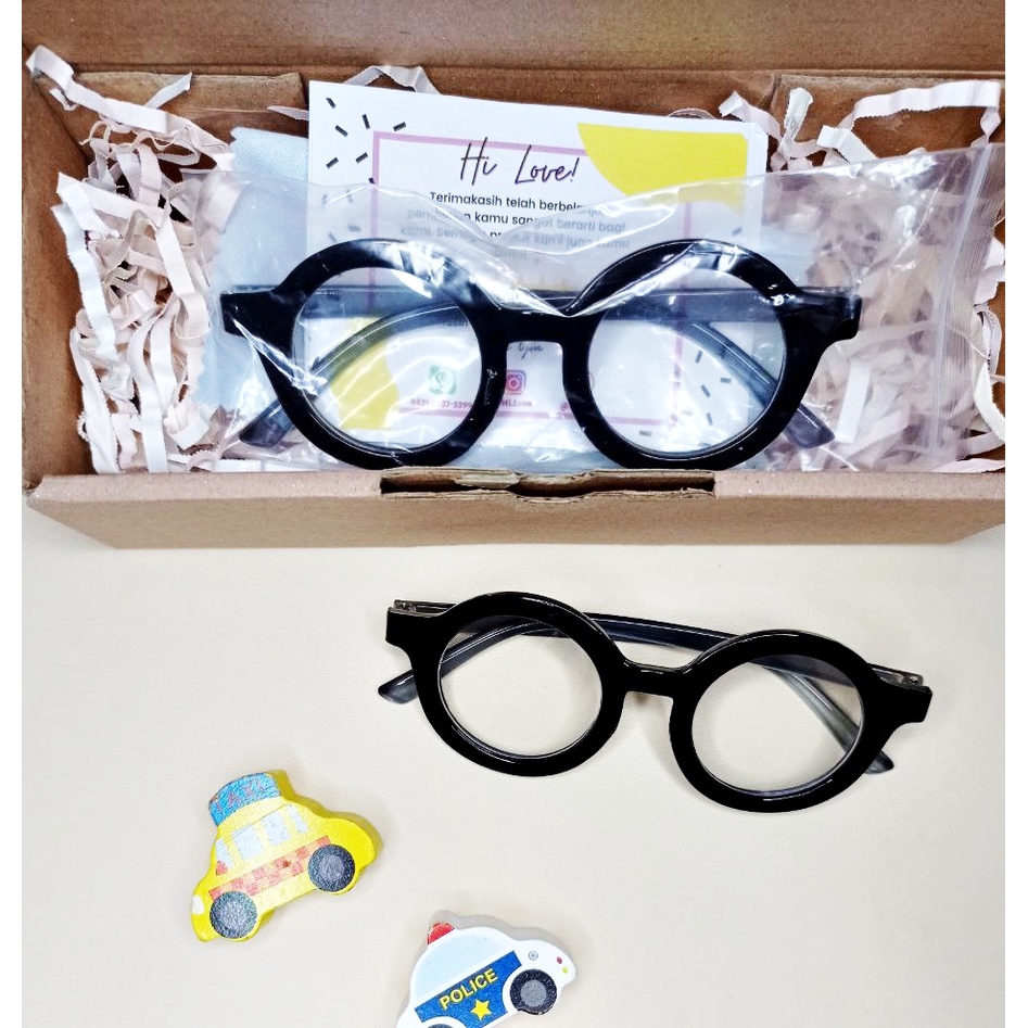 KACAMATA ANAK ANTI RADIASI KACAMATA BULAT O ANAK ANTI RADIASI HP DAN KOMPUTER NON MINUS