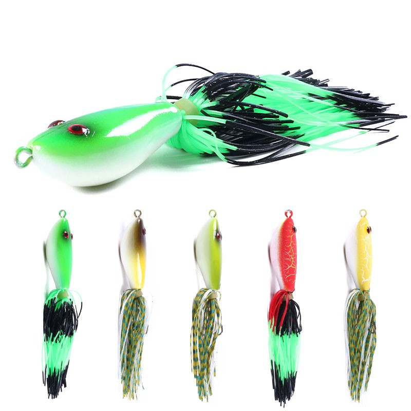 HENGJIA New 1Pcs Frog Umpan Pancing 3/4/5cm Swimbait Fishing Lure Ikan Bass Bait Kail Outdoor Tackle