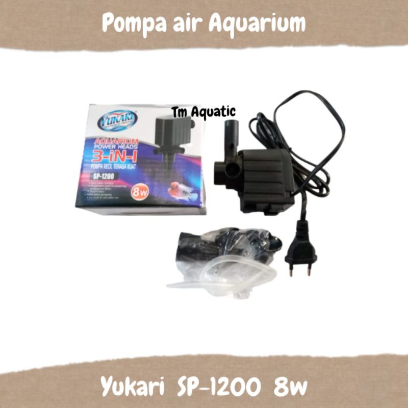 WATER PUMP/POMPA AQUARIUM YUKARI SP-1200 MURAH LENGKAP