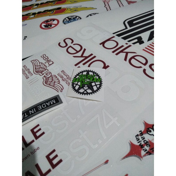sticker bmx gt bikes finale repro
