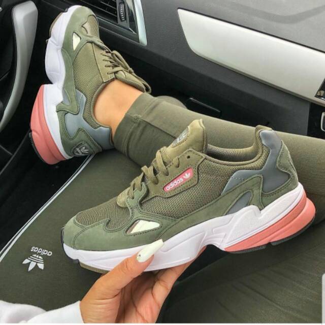 adidas falcon olive