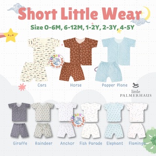 Little Wear 0-5 Tahun Little Palmerhaus Short Sleeve Setelan Pendek bayi CBKS