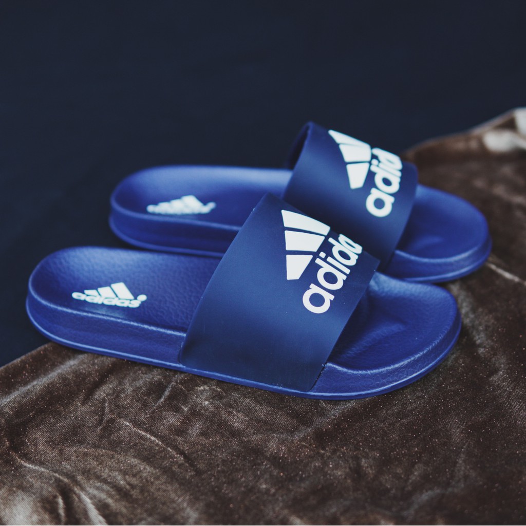 SENDAL ADIDAS BENASSI SLIDE SANDAL SPORT SLOP PRIA PREMIUM FLIP FLOP BIRU