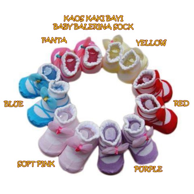 KAOS KAKI BAYI BABY BALERINA SOCK