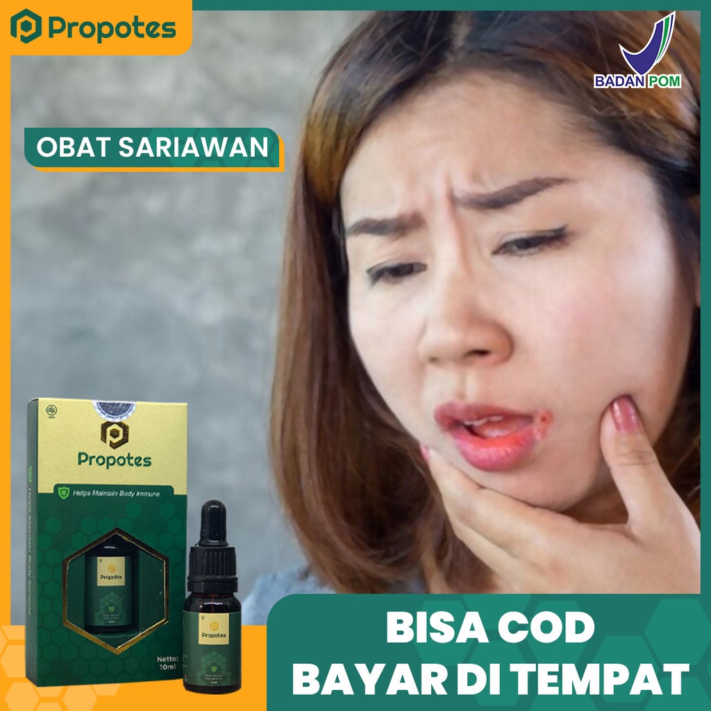 Propolis Obat Sariawan Mulut - Bibir - Lidah Ampuh Untuk Anak dan Dewasa - Propolis PROPOTES 10ml