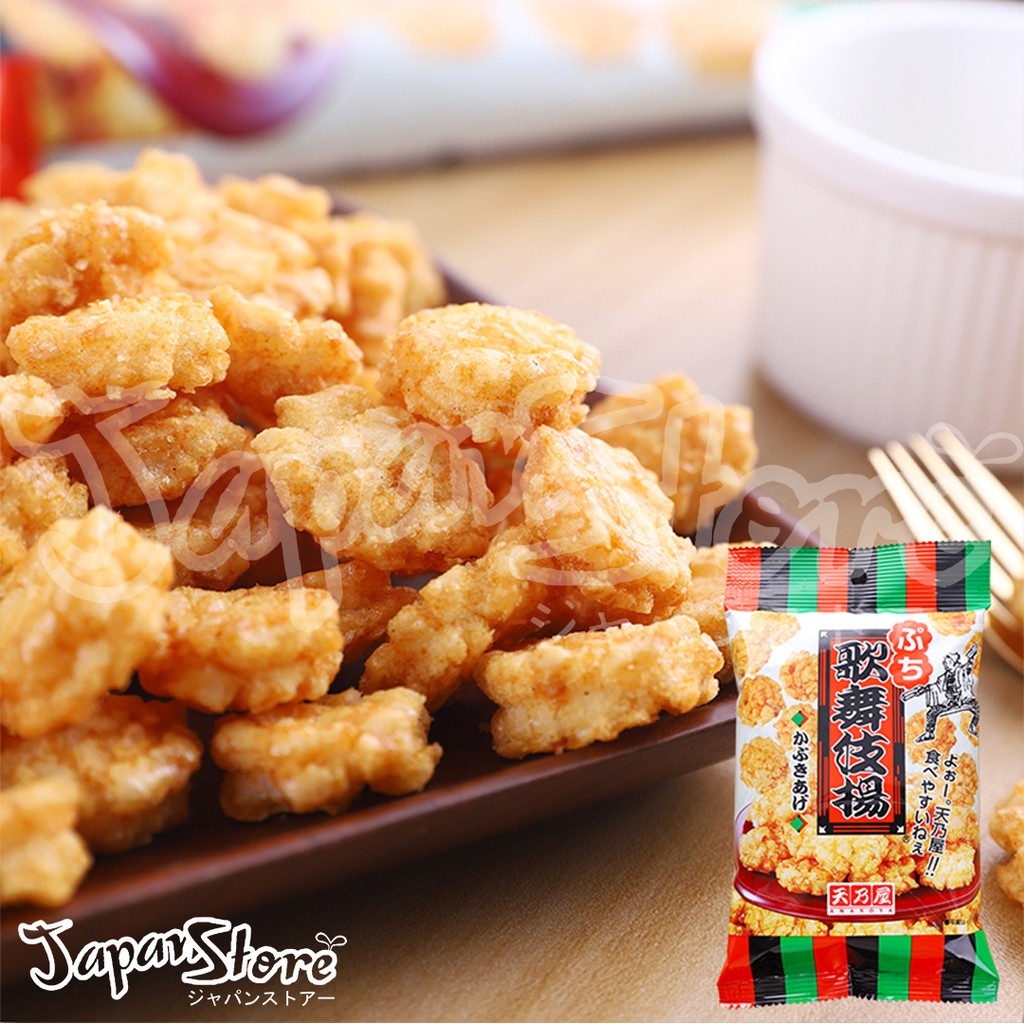 

Amanoya Petit (Bite Size) Kabuki Age Senbei : Original 60g