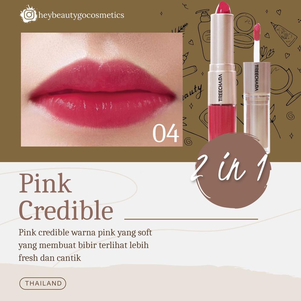 ➱Terlaris✲➱ TREECHADA LIPSTICK 2 IN 1 MATTE / LIPSTIK TREECHADA / TREE CHADA THAILAND / ZOOMSTAR 52