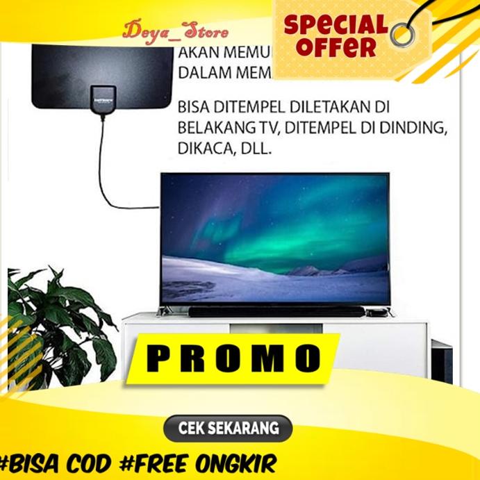 [KODE PRODUK DVH9J5145] Antena TV Indoor Digital Original Taffware Intra Anthena Tivi Tempel Dinding
