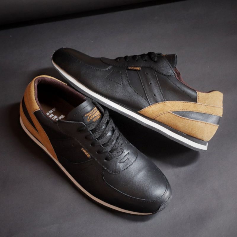 CEVANY JELLAL (KULIT ASLI) - Sepatu Sneakers Pria Kulit Asli Murah Kasual Sport Running Fashion