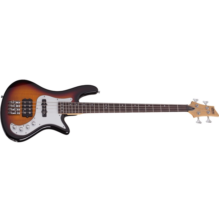 Schecter Stiletto Vintage-4 3-Tone Sunburst (3TSB)