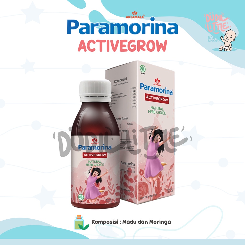 Paramorina Vitamin Herbal Anak Terlambat Bicara Penambah Nafsu makan Dan Terlambat Jalan