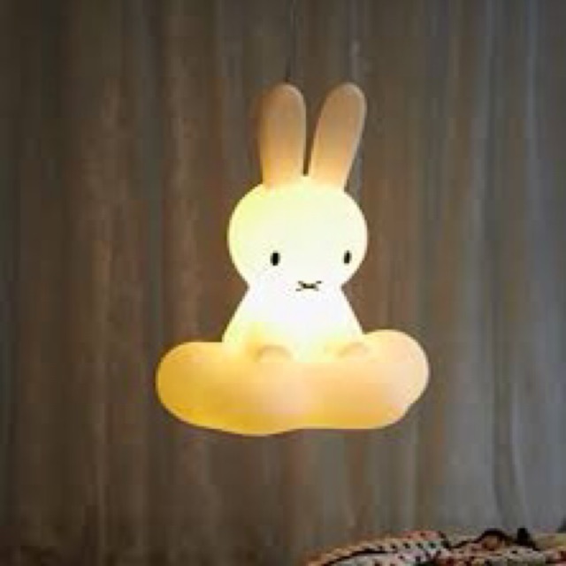 Miffy Dream Pendant Lamp / Plafonnier LED Lampu White H53cm
