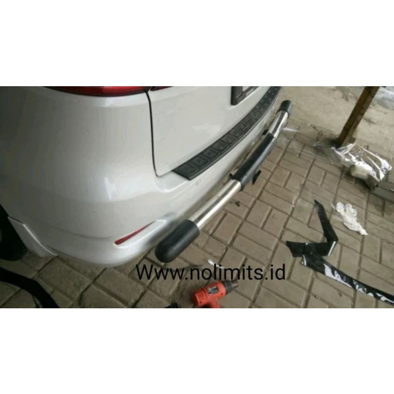 granmax grandmax footstep rearbar tanduk besi injakan kaki belakang pelindung bemper original pabrik