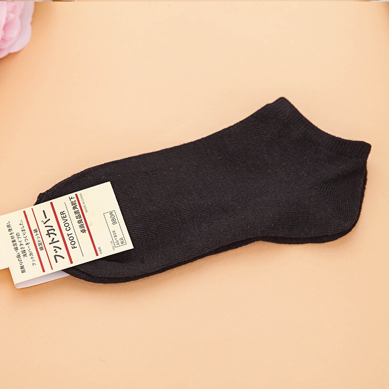 UNITY Kaos Kaki D060 Kaos Kaki Polos Bahan Spandek Kaos Kaki Import Murah-HITAM