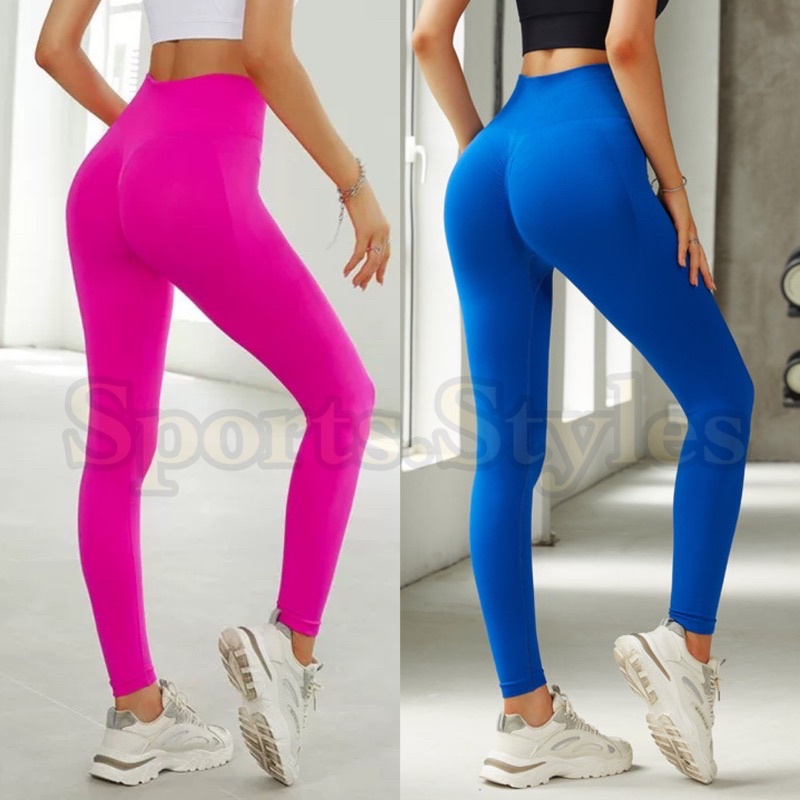 Sports.Styles.id Celana Legging wanita K019 Hips Polos booty olahraga fitnes gym yoga zumba