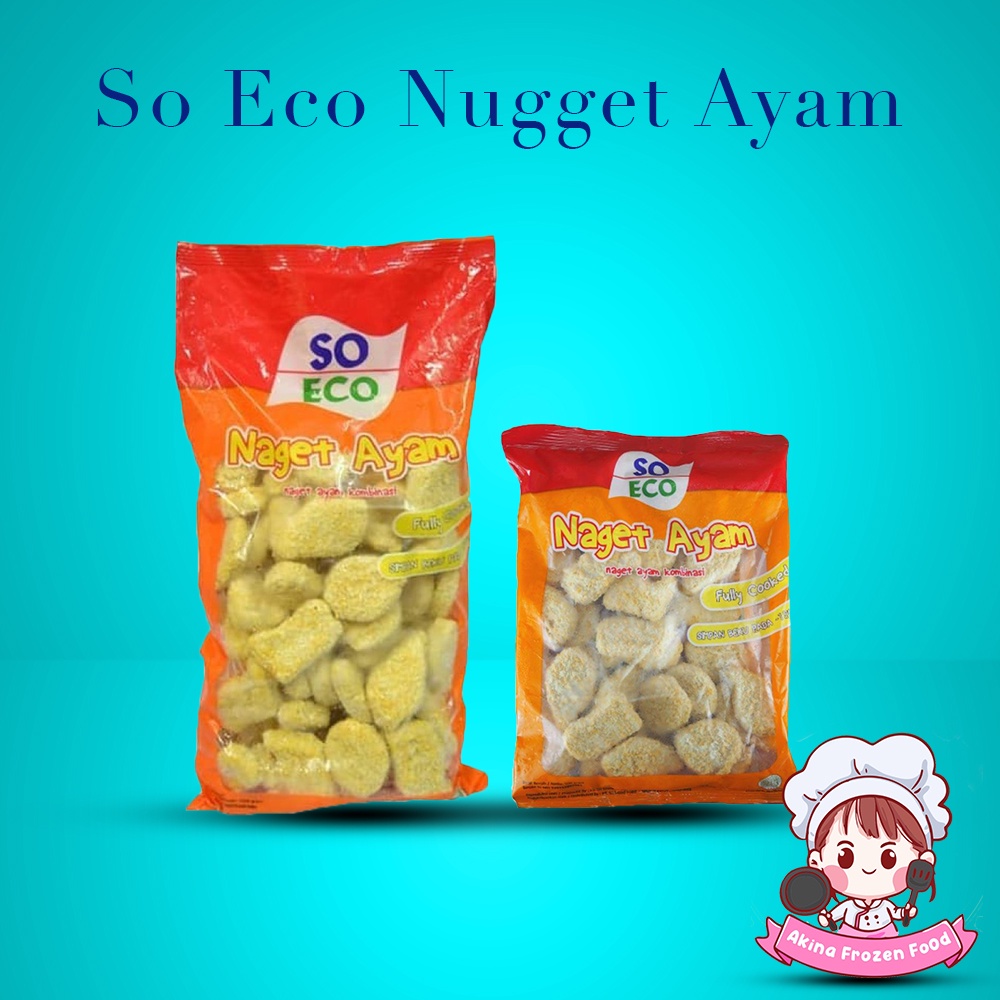So Eco Nugget Ayam 1kg & 500g Naget Ayam Murah Frozen Food Bogor