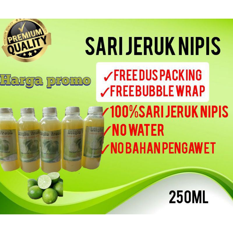 

SARI JERUK NIPIS MURNI 100% ASLI, TANPA TAMBAHAN APAPUN.