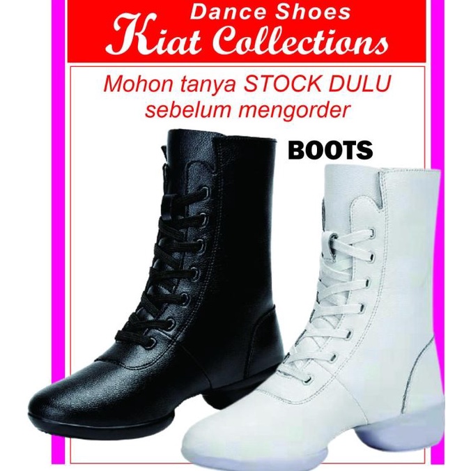 Sepatu Dance wanita Boots KULIT SAPI termurah