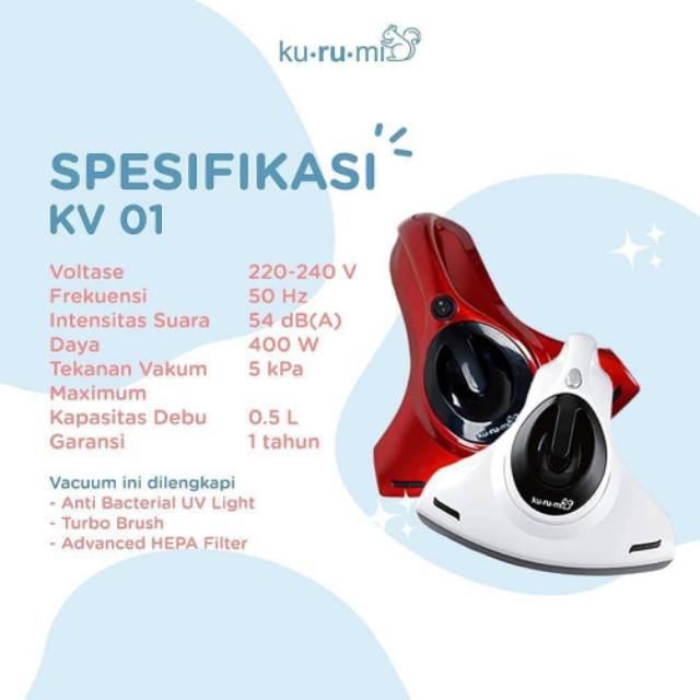 Kurumi UV Bed Vacuum kv01 yang TERBARU (Lampu UV bisa vertical dan horizontal) KV 01