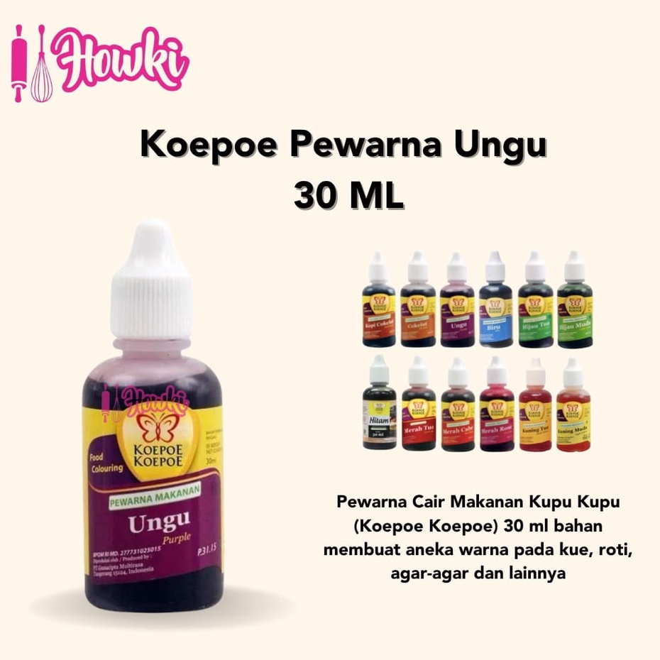 

Pewarna Koepoe Ungu 30ml