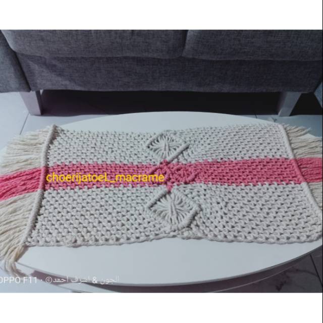 Macrame/taplak meja/tali/hiasan rumah