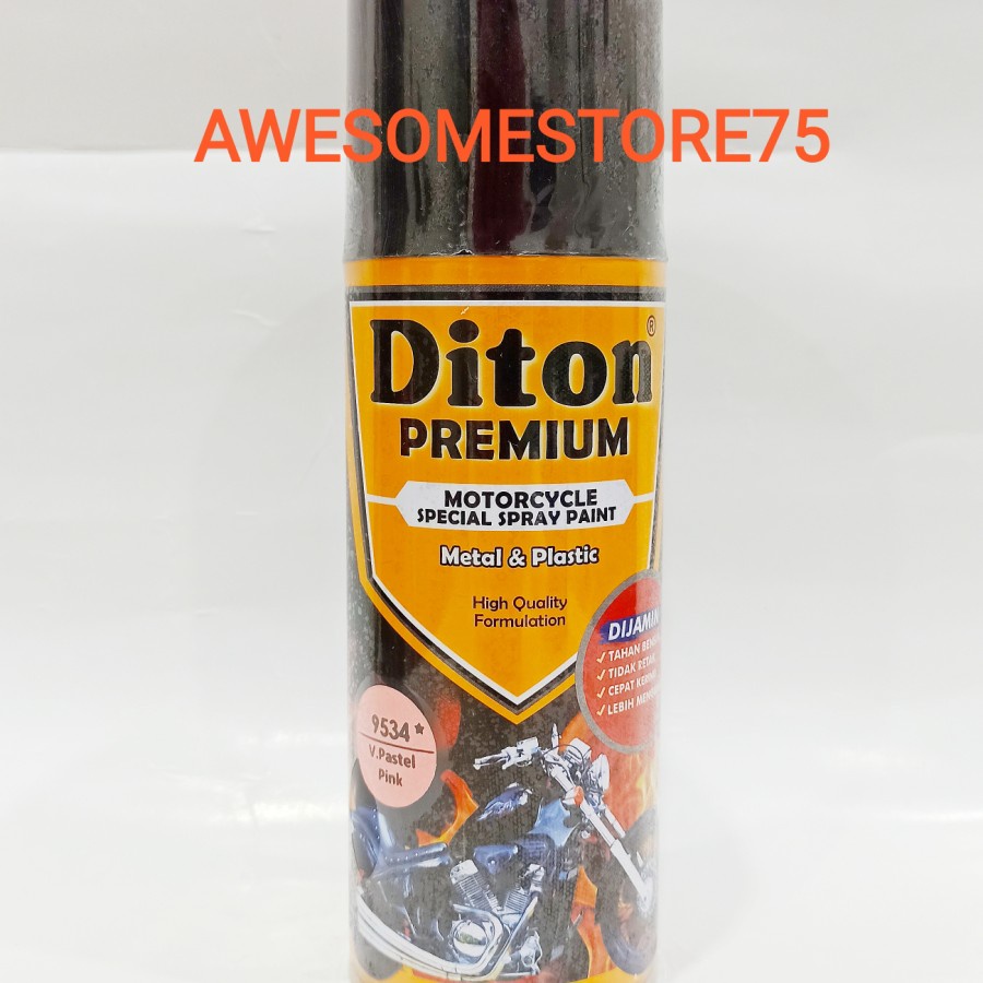 DITON PREMIUM ** V 9534 PINK PASTEL Merah Muda Jambu VESPA Cat Semprot Pylox