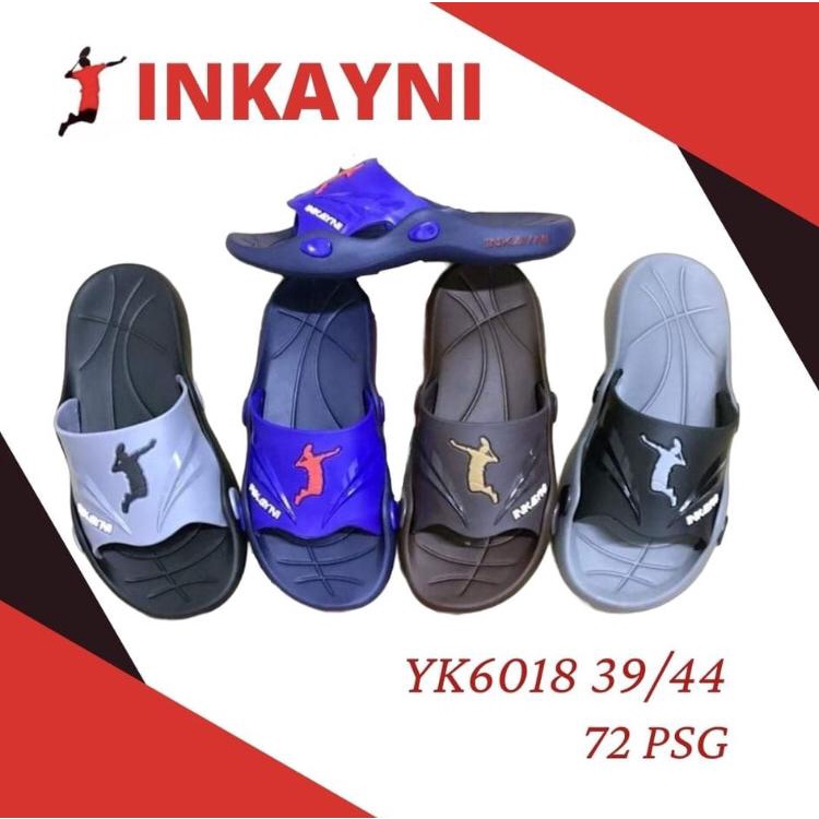 Sandal Selop Cowok / Sandal Slide Pria Merek Inkayni Size 39-44 YK6018