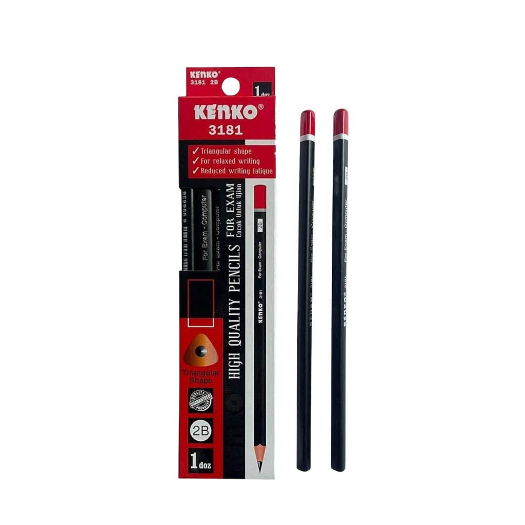 

Pensil 2B Kenko Segitiga Merah