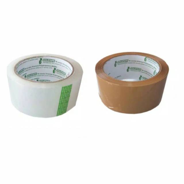 ISOLASI GOLDTAPE NACHI 90 YARD TAPE LAKBAN COKLAT TUA PLAKBAN BENING SELOTIP 48MM 2INCH