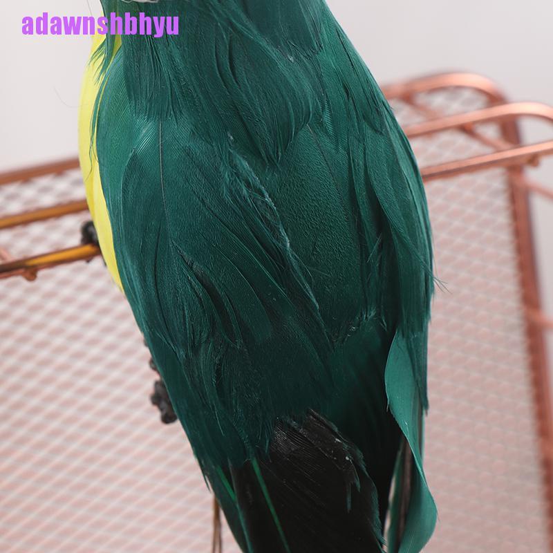 Ornamen Simulasi Burung Beo Ukuran 25cm / 9.8 Inch Untuk Rumput