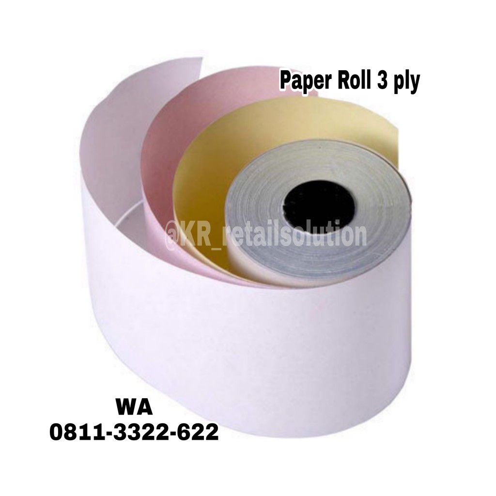 

KR Kertas Struk Kasir 75 mm x 65 mm 3 Ply - Rangkap 3