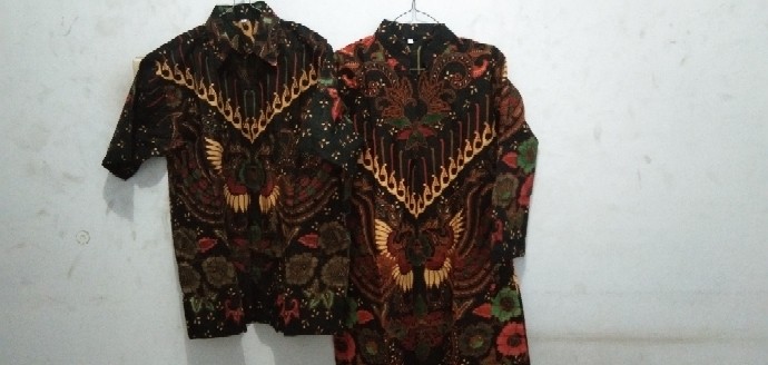 (couple Keluarga ) Batik Couple Keluarga Sania Ruffle Ori Ndoro Jowi Dnt - Kupu Coklat