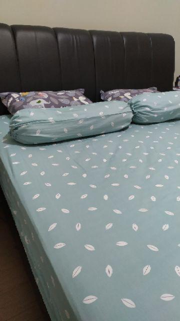 Sprei Single Bahan Katun Jepang Pigmen Kode R444 Motif Mu (tidak Bisa Order Ukuran)