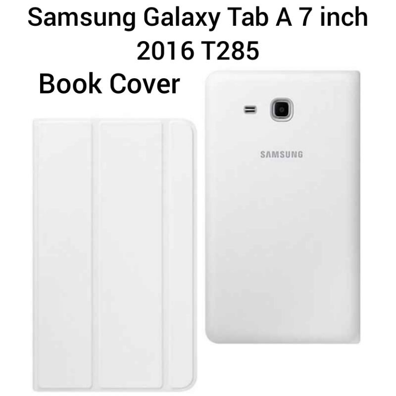 Samsung Galaxy Tab A 7 inch T285 Book Flip Cover Casing Case Kesing Buku Tutup