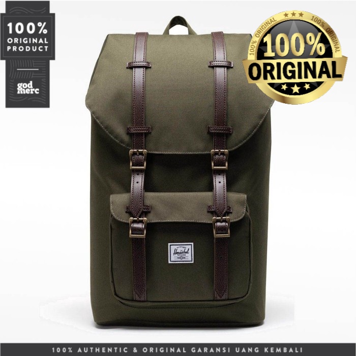 ORIGINAL ORI 100%  Herschel Backpack Little America Backpack Ivy 6363A3