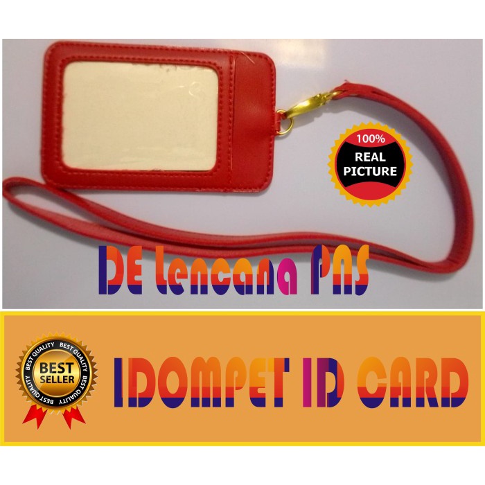 

Sale Gantungan Id Card Dompet Holder Dompet Id Card Asli Kulit Diskon