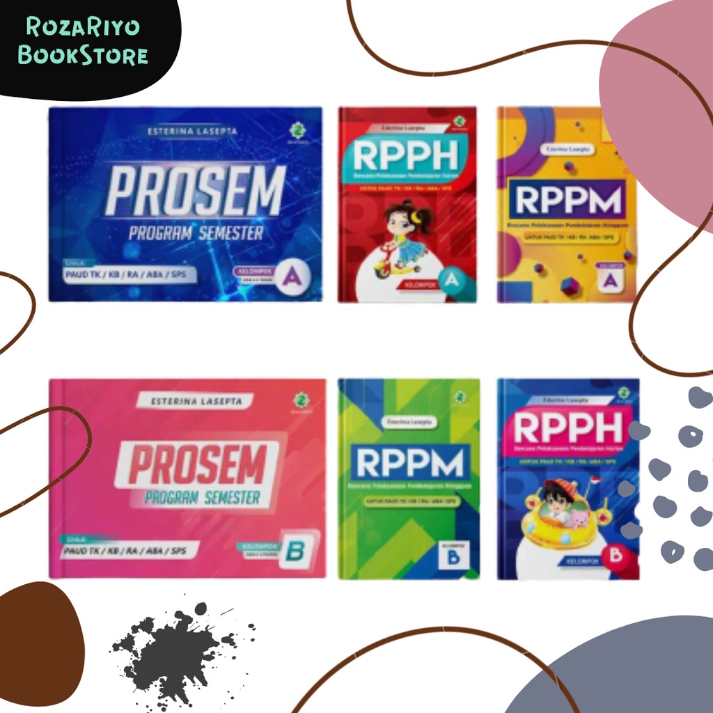 Paket RPP PAUD - Panduan Guru - Paket RPP 1 Tahun - RPPH, RPPM, dan Prosem - Kurikulum K13
