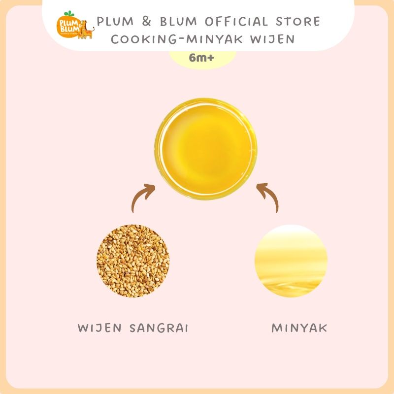 Plum &amp; Blum Minyak Wijen MPASI BB Booster - 133 ml