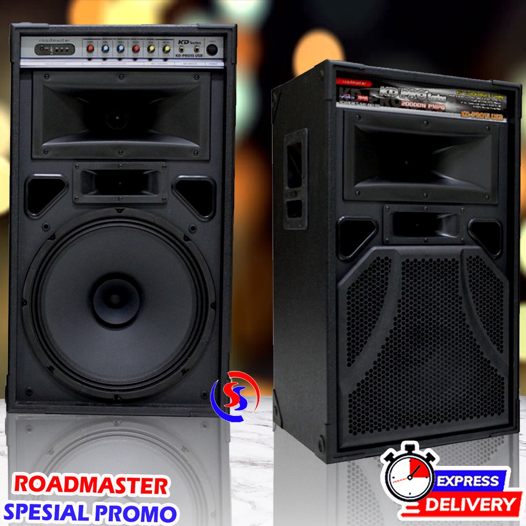 SPEAKER BLUETOOTH ROADMASTER KD PRO 15 MIX USB GRATIS SERVICE 12 BULAN