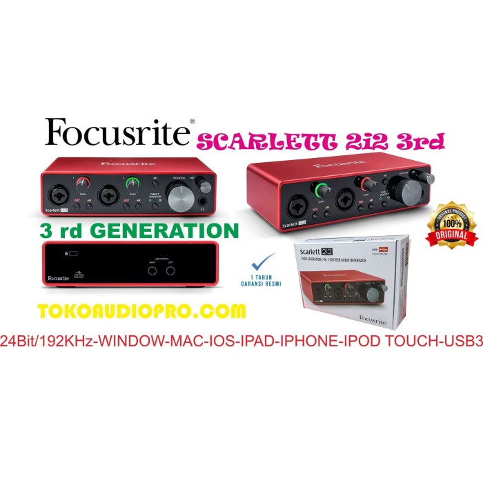 focusrite scarlett 2i2