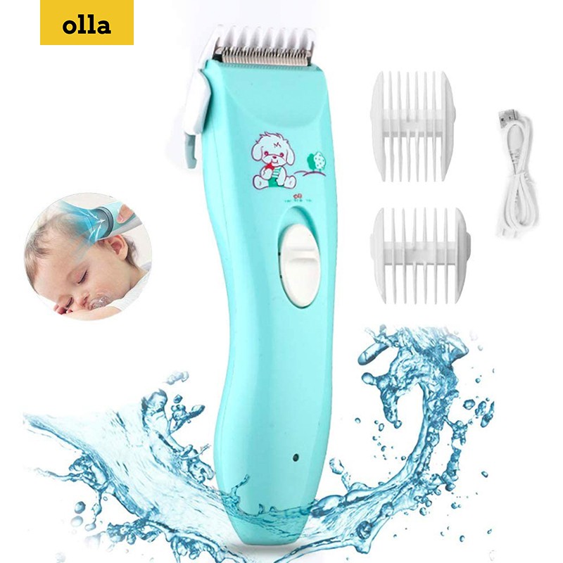 OLLA Baby Hair Clipper Alat Cukur Rambut Bayi Anak Lengkap &amp; Mudah untuk Dicuci，Hair clipper mesin