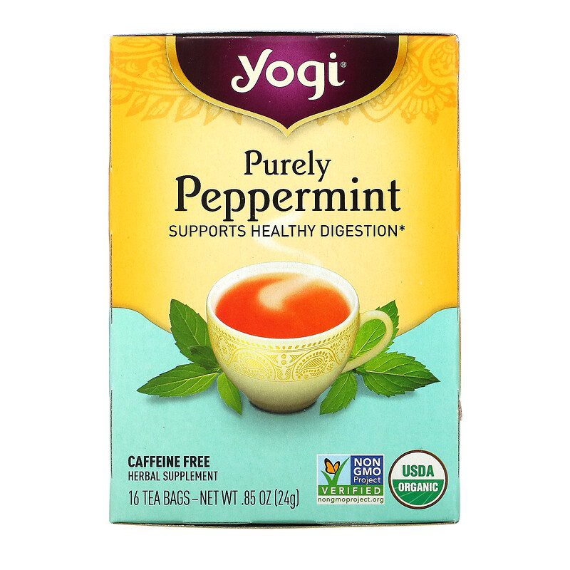 

Yogi Tea Purely Peppermint Caffeine Free 16 x 1,5 Gram
