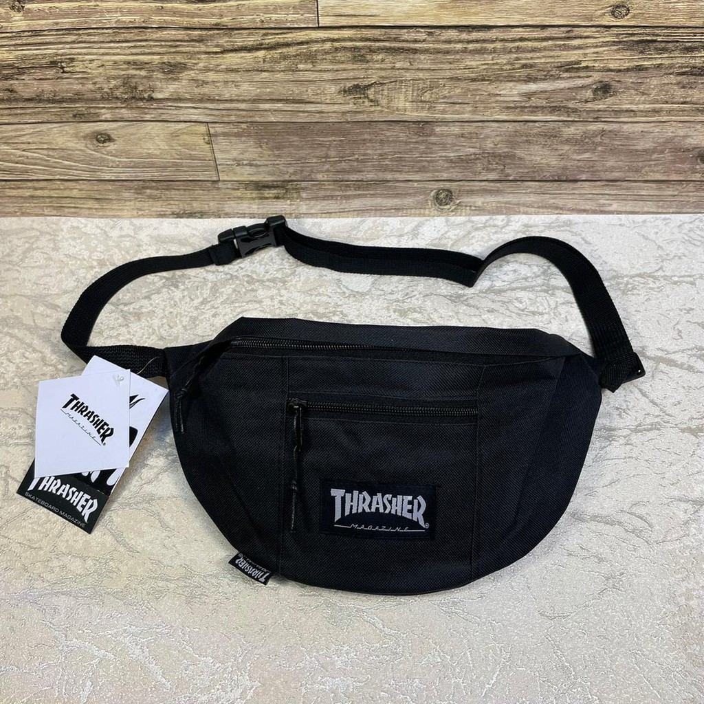 Thrasher Waistbag / Tas Selempang Pria Wanita Tas Kanvas