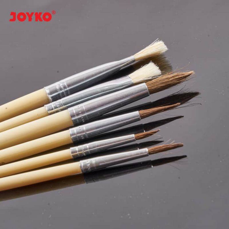 

MURAH KUAS LUKIS JOYKO 1 SET ISI 6