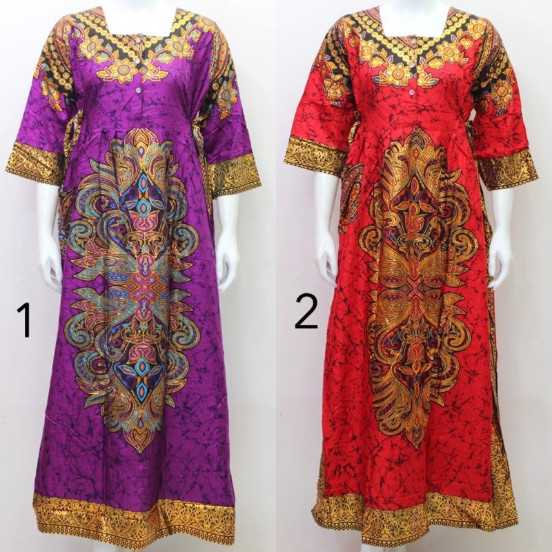 DASTER KARTIKA PRADA KARTIKA BATIK PRADA PANJANG KARTIKA BATIK DASTER PRADA KANCING DEPAN