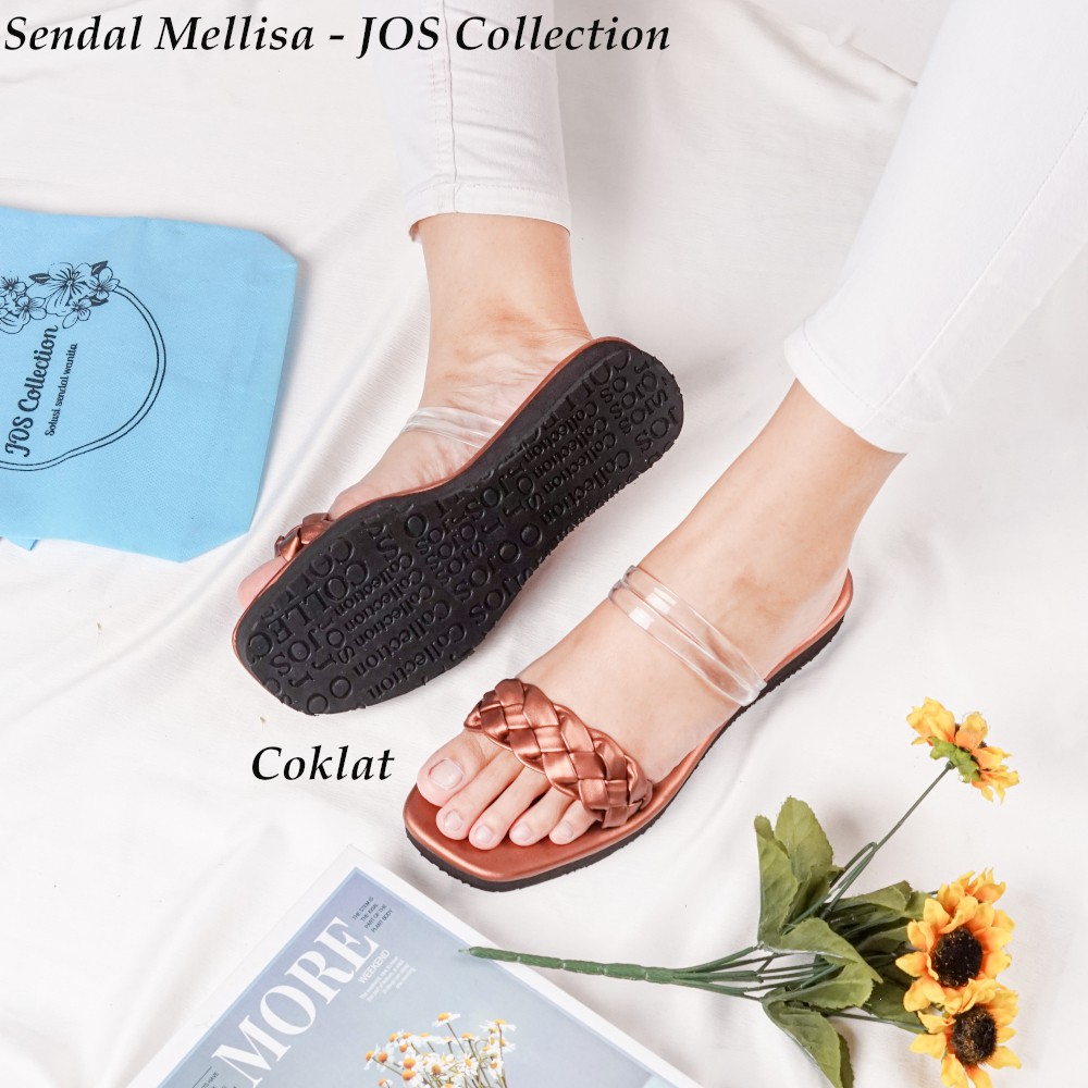 Sandal Selop Wanita Tali Mika - Melisa by JOS Collection