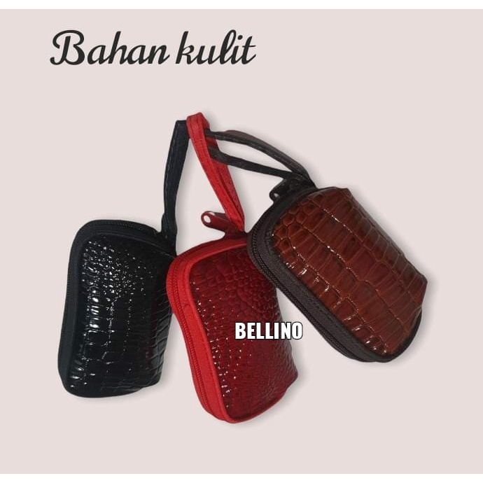 Dompet Uang Receh Bahan Kulit Murah Dompet Kulit Sintetis Mini Warna Polos Dompet Koin Polos Serbaguna