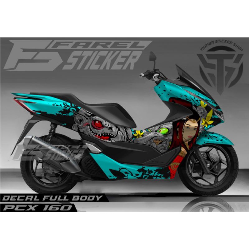 Decal PCX 160 Full body Sticker Variasi PCX 160